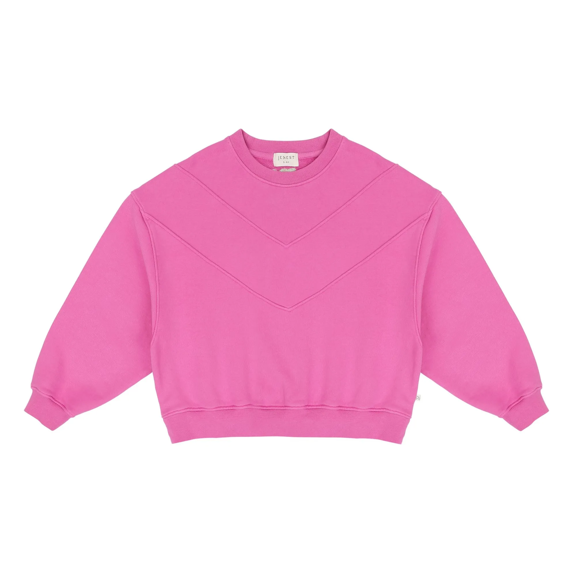Sweat Tammie Coton Bio | Rose fuschia- Image produit n°0