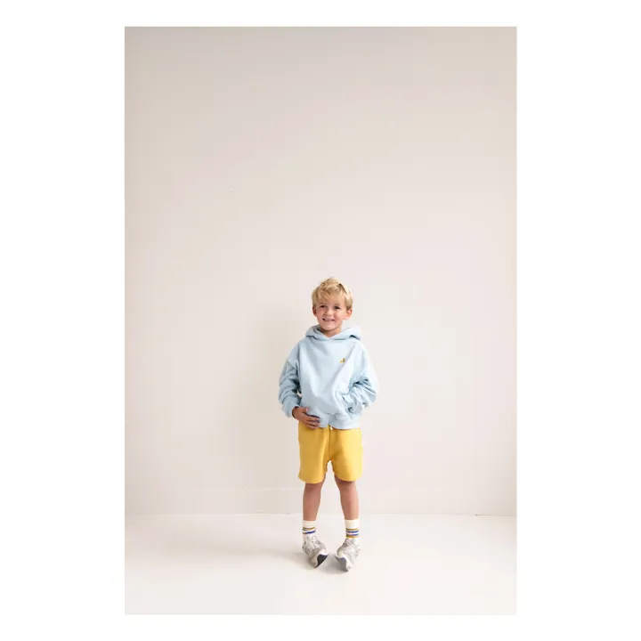 Sudadera con capucha Taka de algodón orgánico | Azul Cielo- Imagen del producto n°1