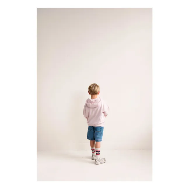 Sweat Capuche Taka Coton Bio | Rose pâle