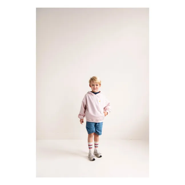 Taka organic cotton hoodie | Pale Pink