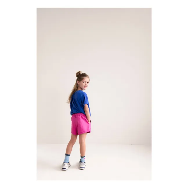 Camiseta de algodón ecológico Mimi | Cobalto