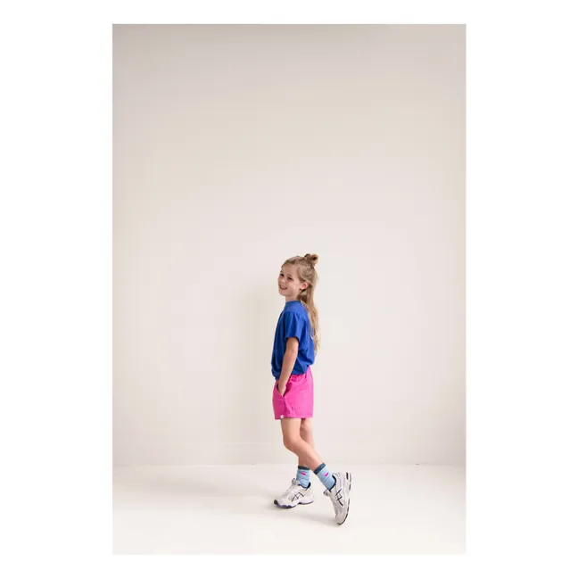 Camiseta de algodón ecológico Mimi | Cobalto