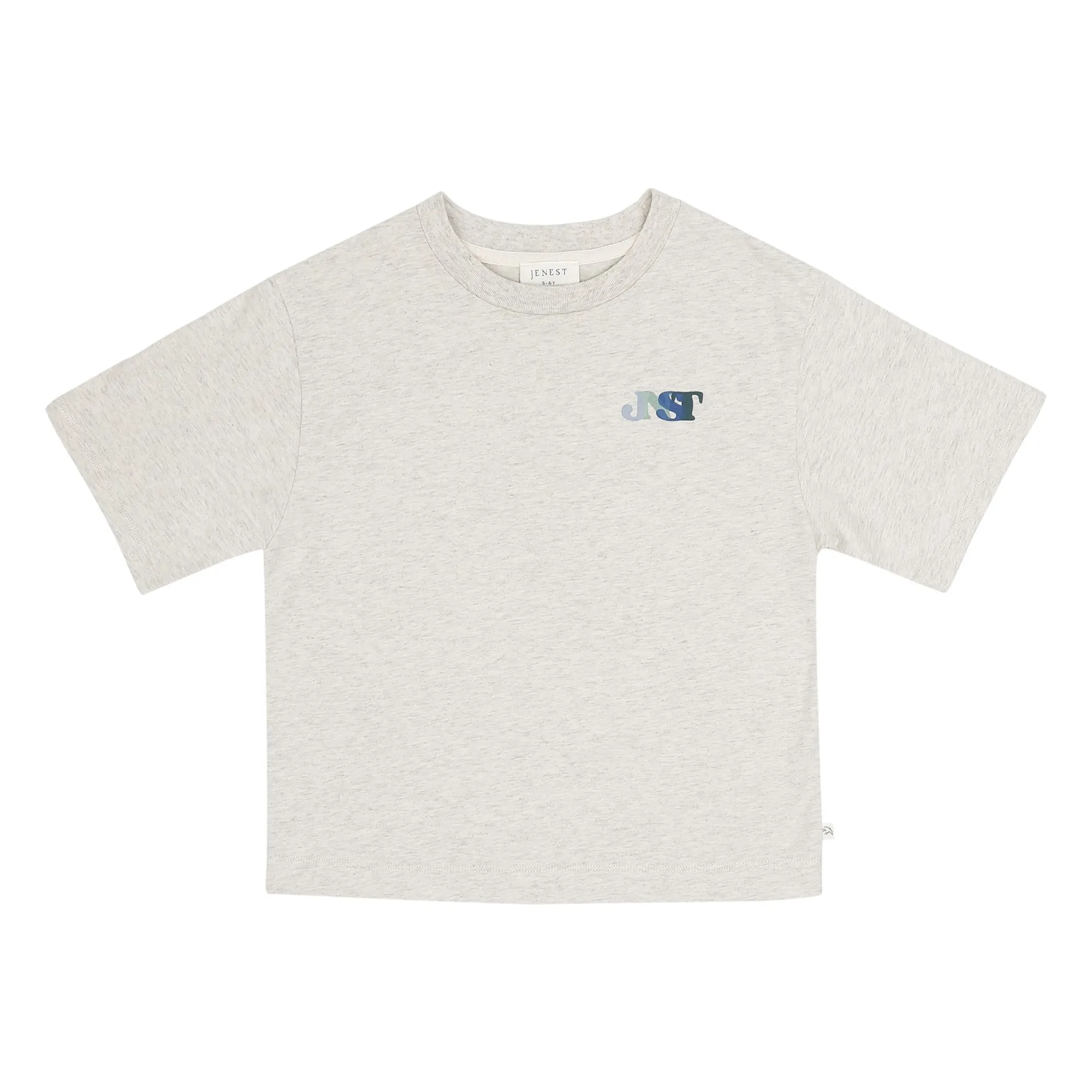 Jenest Light Grey Mase Jnst Organic Cotton T-Shirt