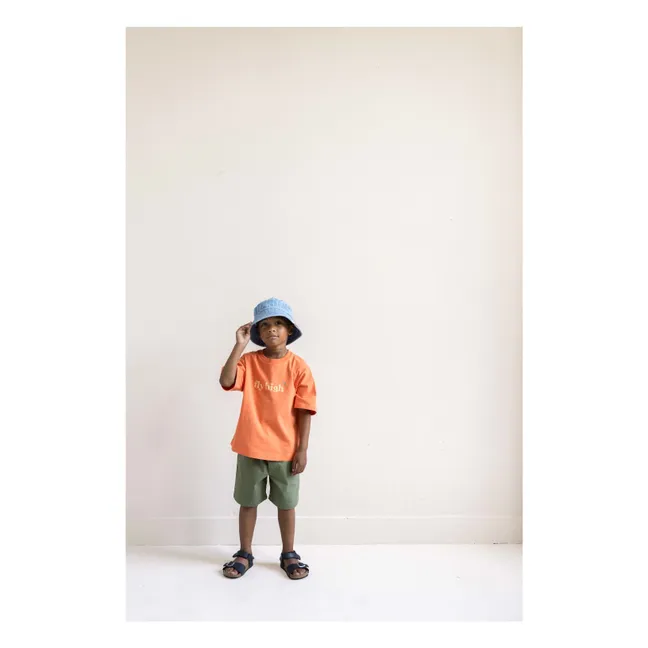 T-shirt Mase Fly High Coton Bio | Orange