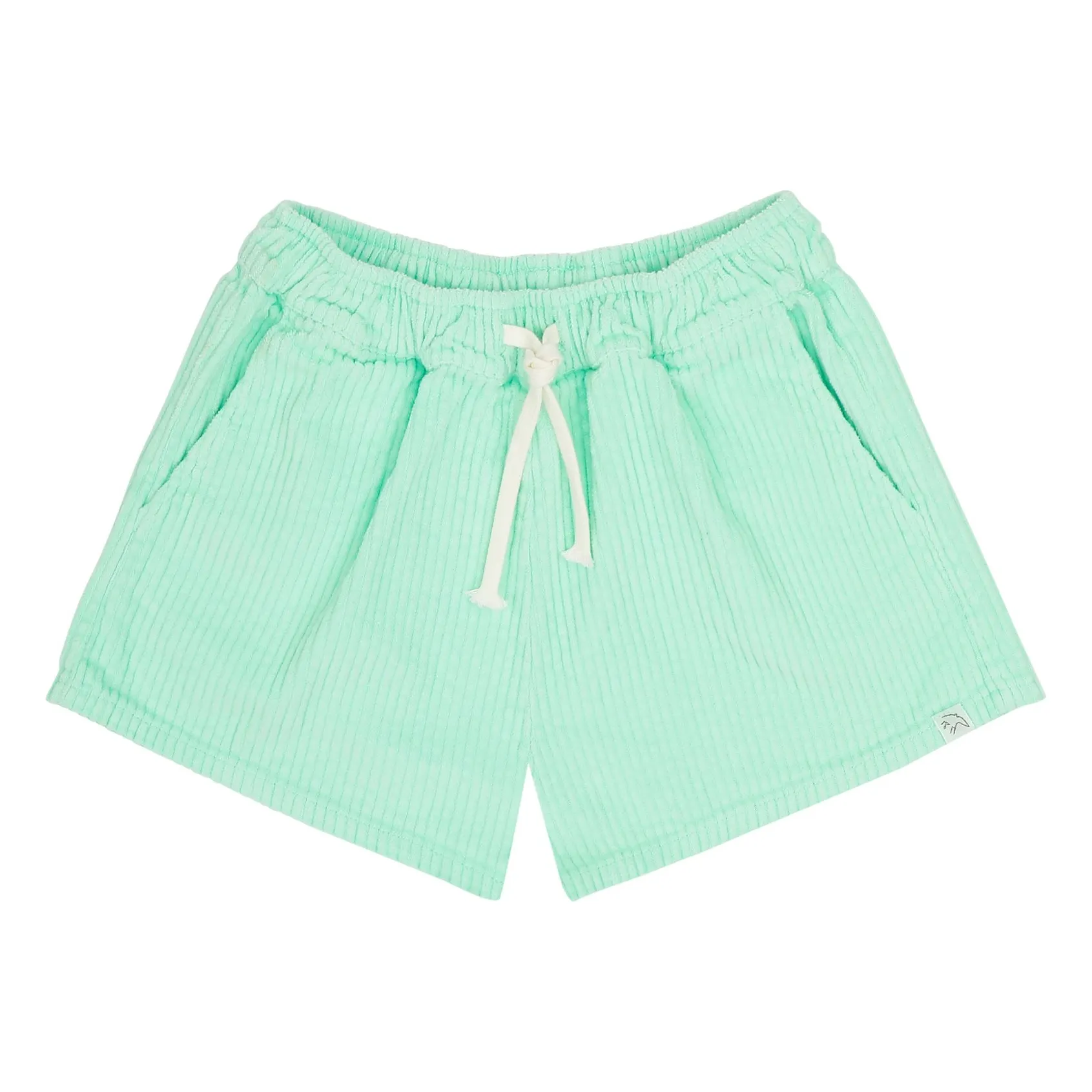 Jenest Turquoise Lou Corduroy Organic Cotton Shorts