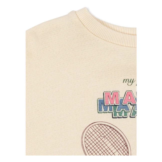 Sweat Loupy Match Coton Bio | Crème