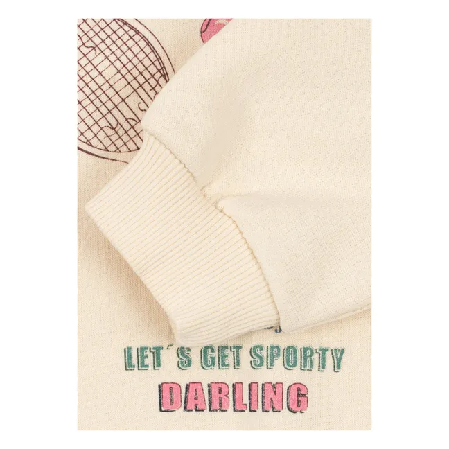 Sweat Loupy Match Coton Bio | Crème