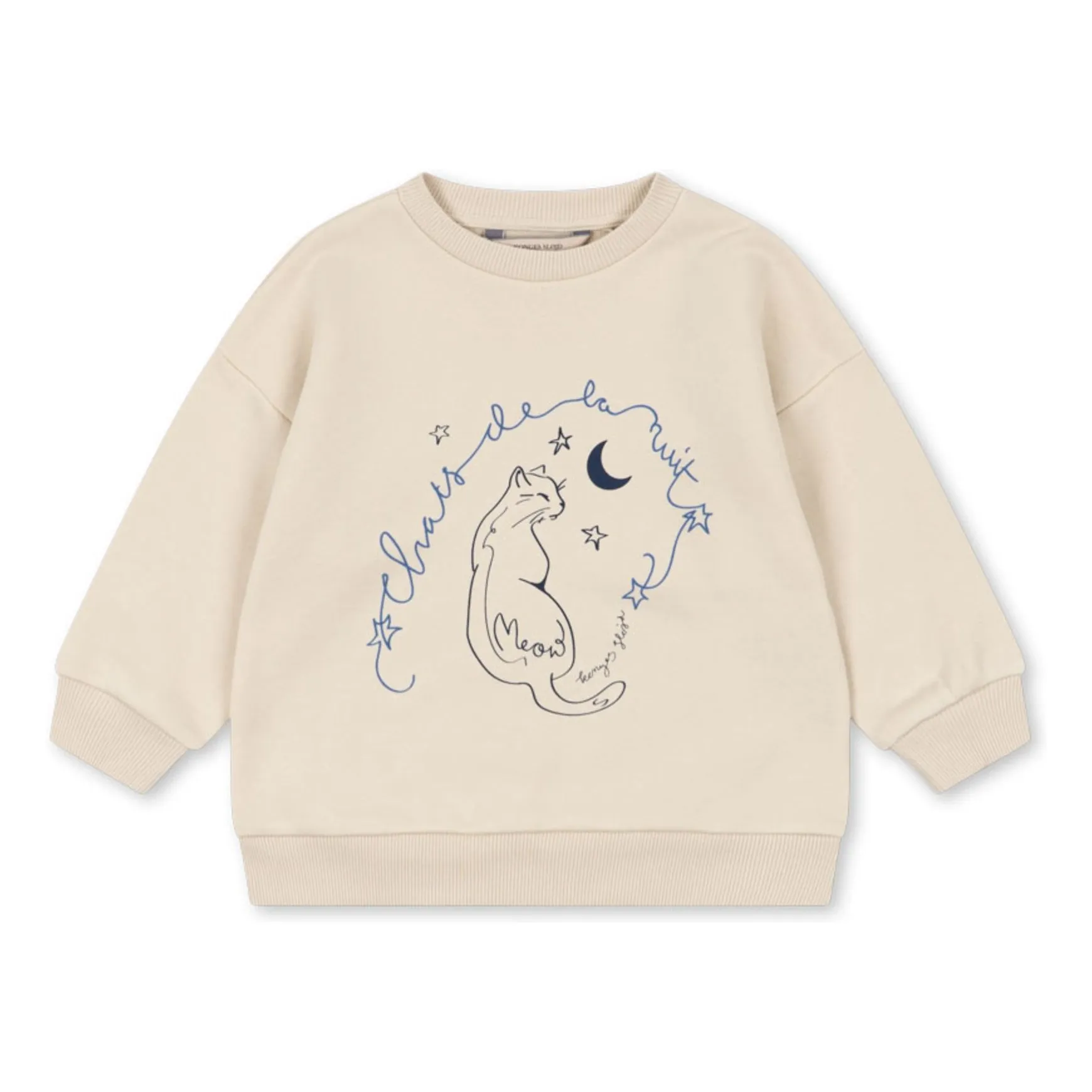 Konges Sløjd Cream Lou Chat Sweat Organic Cotton