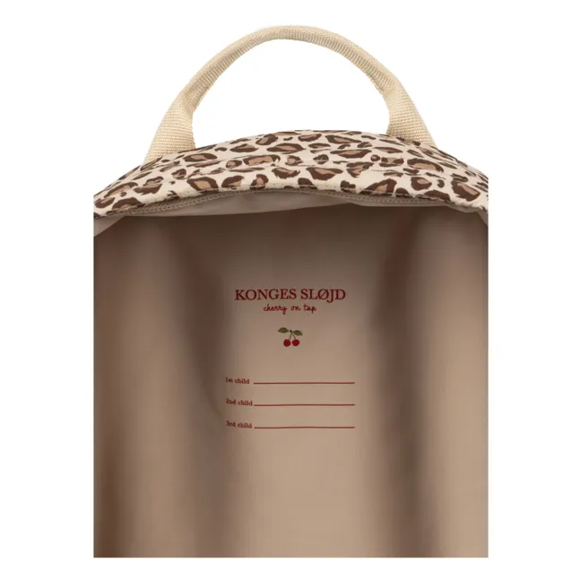 Leopard Sequin Backpack | Brown