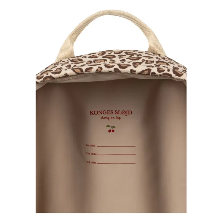 Mochila de lentejuelas de leopardo | Marrón- Imagen del producto n°6
