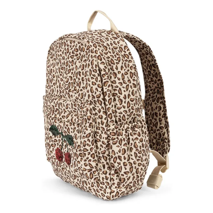 Mochila de lentejuelas de leopardo | Marrón- Imagen del producto n°3
