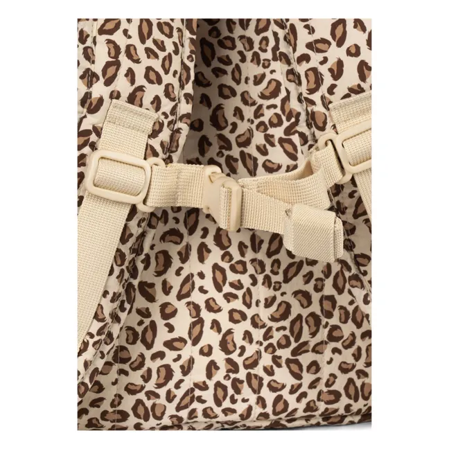 Leopard Sequin Backpack | Brown