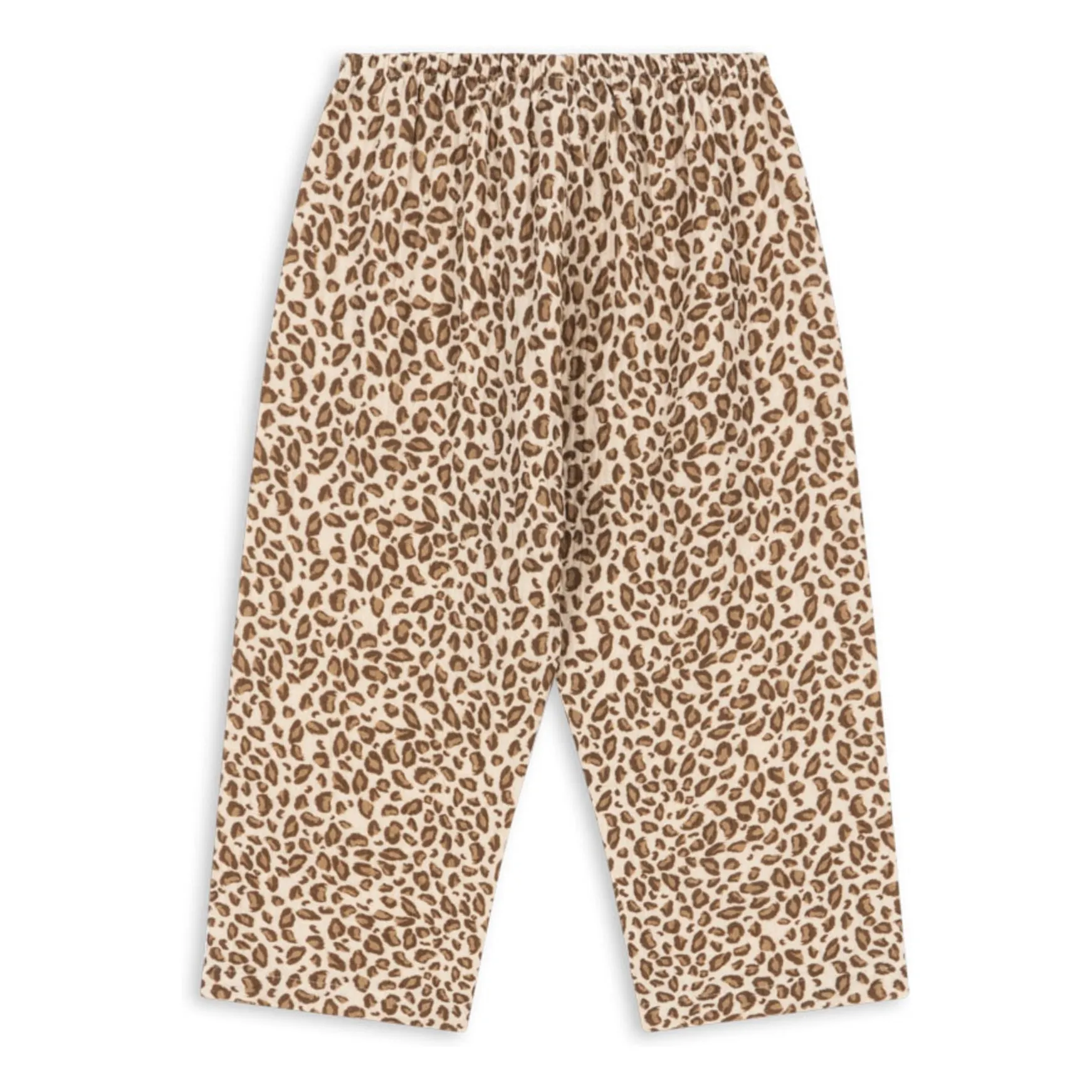 Pantalon Coco Léopard Coton Bio | Brun- Image produit n°5