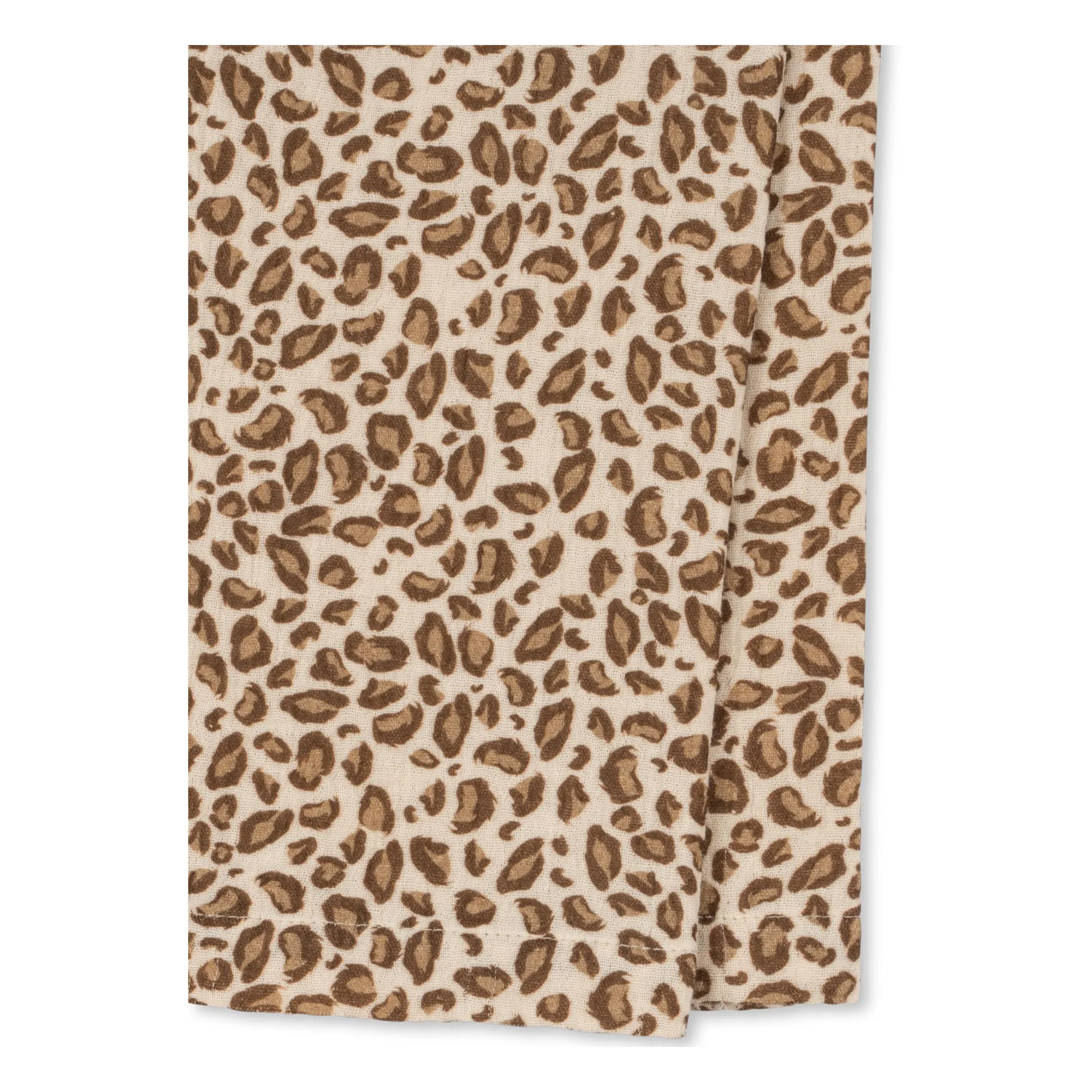 Pantalon Coco Léopard Coton Bio | Brun- Image produit n°4