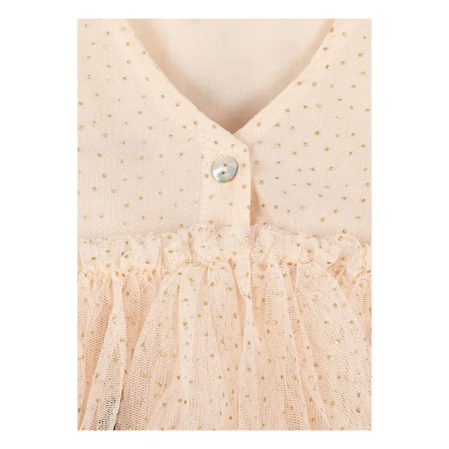 Yvonne Glaces Vestido de tul | Crema