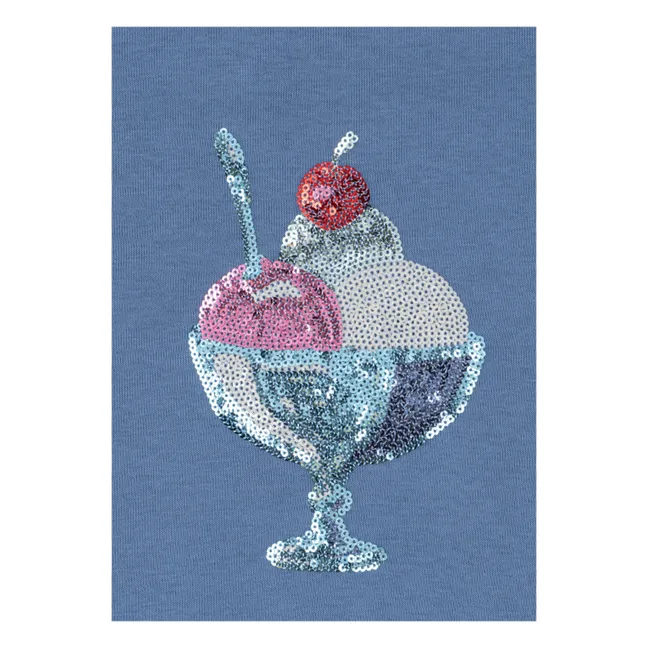 Loumilla Ice Cream Sweat Algodón orgánico | Azul