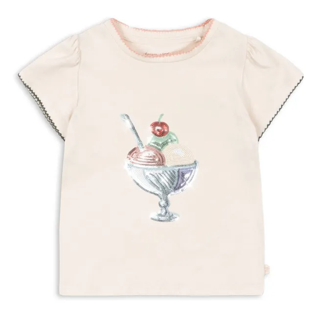 Camiseta de algodón orgánico Famo Glace | Crudo