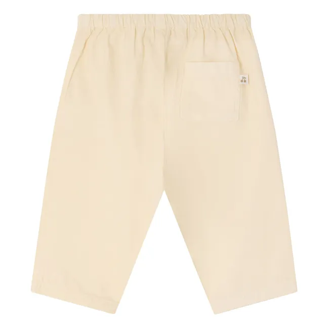 Pantalon Bandy Coton Bio | Ficelle