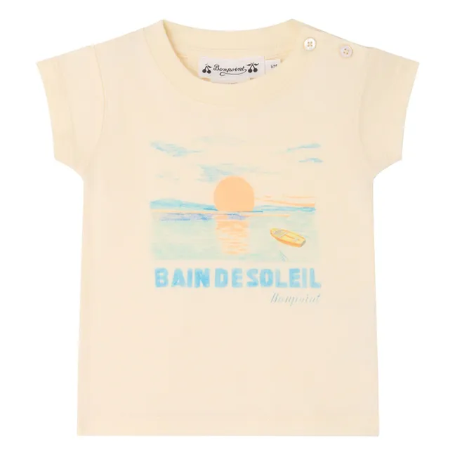 Camiseta de algodón orgánico Tom Bain de Soleil | Crudo