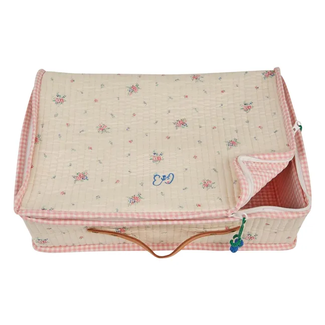 Grande valise de rangement Pâquerette | Blanc
