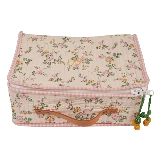 Petite valise de rangement Rosier | Ecru