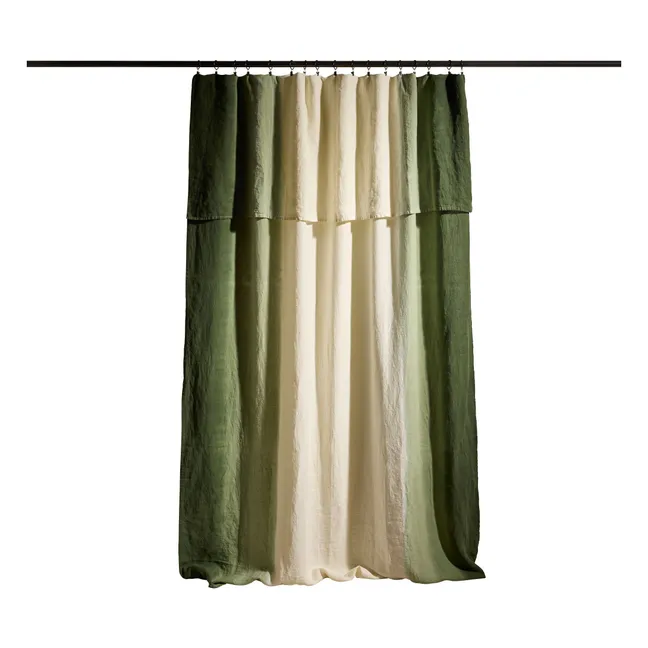 Cortina de tinte por inmersión | Verde bosque