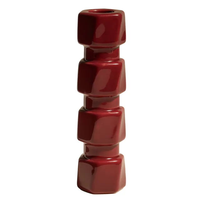 Colonna candlestick | Carmine red