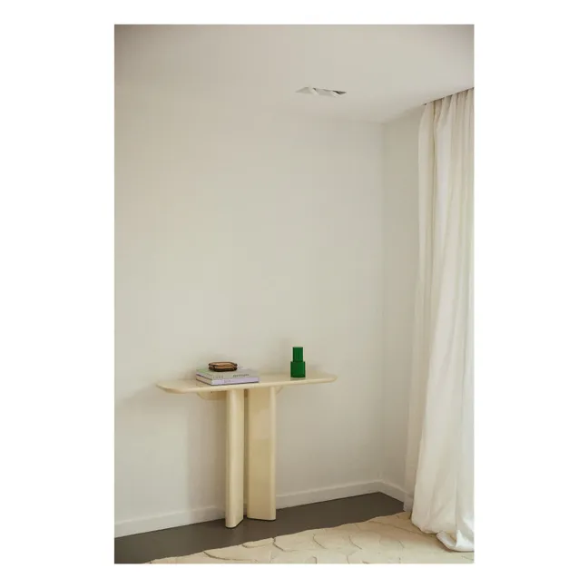 Lou console in lacquered wood | Cream