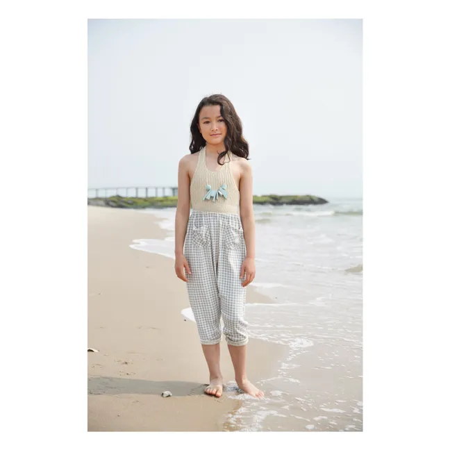 Top Côtelé Ava Coton Bio | Beige