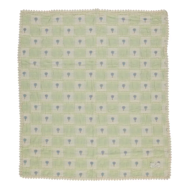 Couverture Balloon Coton Bio | Vert