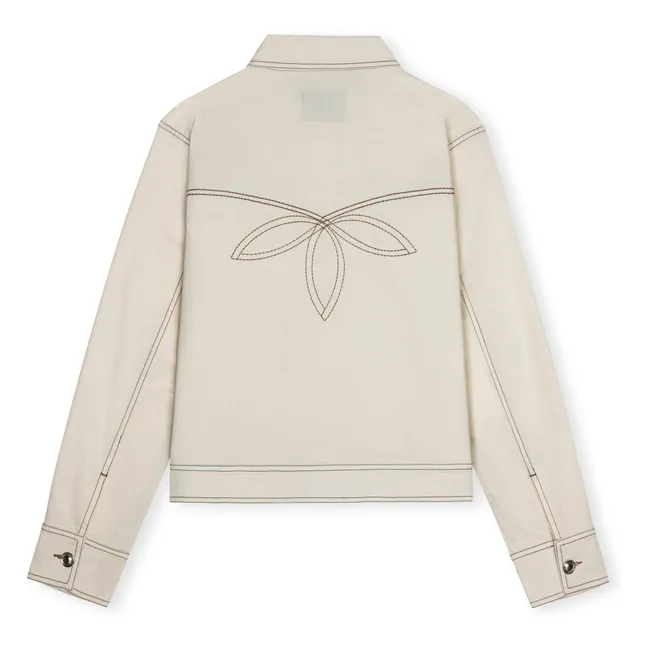 Briggs Embroidery Jacket | Ivory