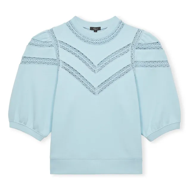 Pull Broderie Adria | Bleu