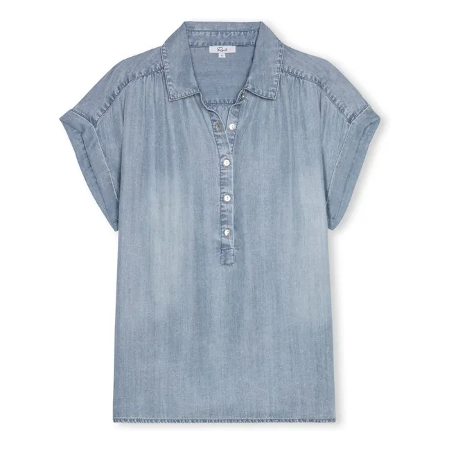 Tuscany blouse | Denim blue