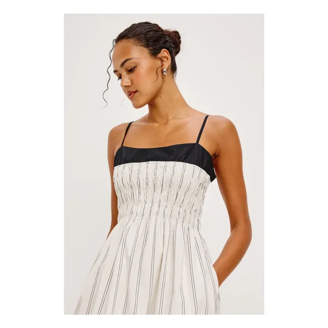 Robe Rayures Primrose | Blanc