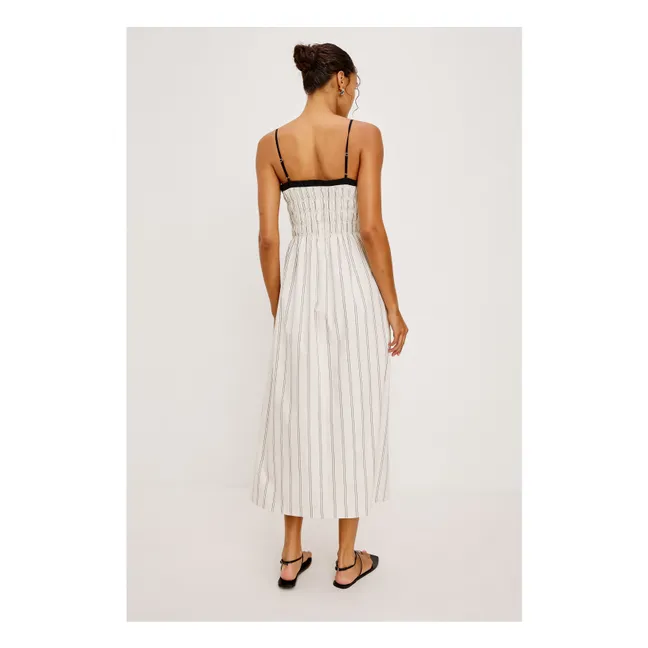 Robe Rayures Primrose | Blanc