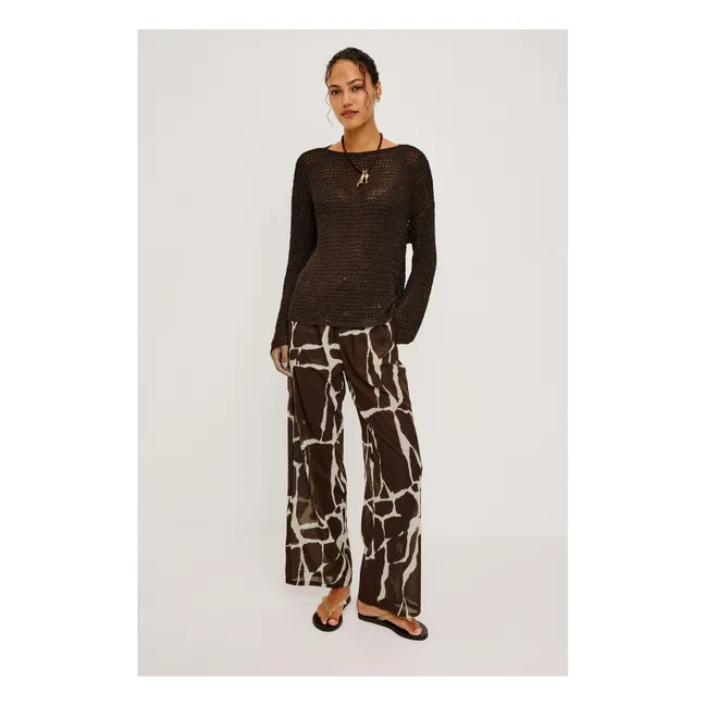 Pantalon Emmie | Marron