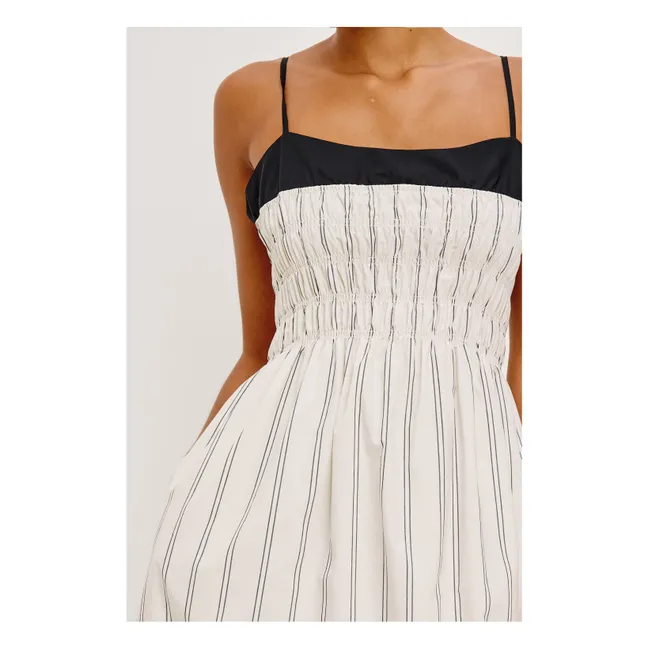 Robe Rayures Primrose | Blanc