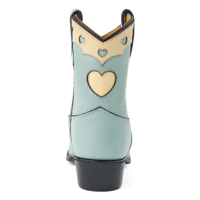 Bottes Cowboy Low - Copenhagen Colors X Bootstock | Bleu Clair
