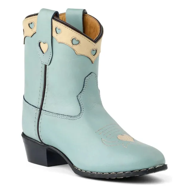 Bottes Cowboy Low - Copenhagen Colors X Bootstock | Bleu Clair