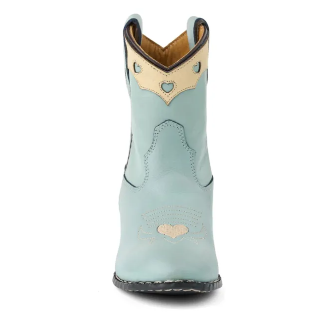 Bottes Cowboy Low - Copenhagen Colors X Bootstock | Bleu Clair