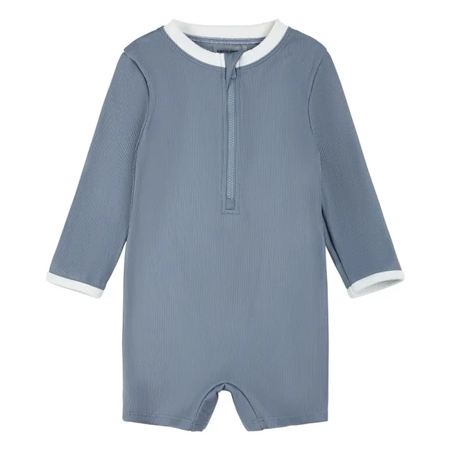 Mono texturizado con protección UV Fibras recicladas | Azul