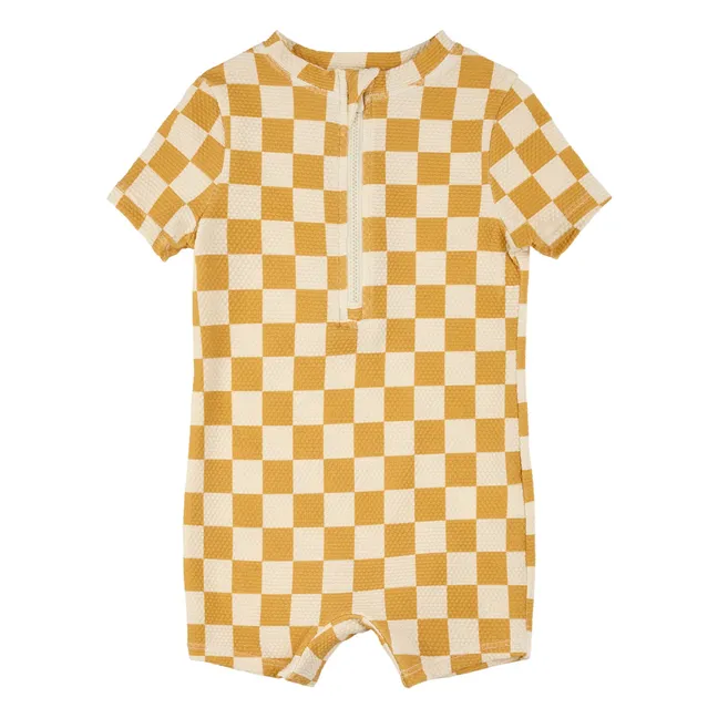 Combishort Tejas Texturadas Anti-UV Fibras Recicladas | Amarillo