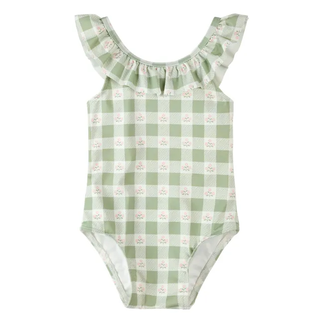 Traje de baño de fibra reciclada | Verde