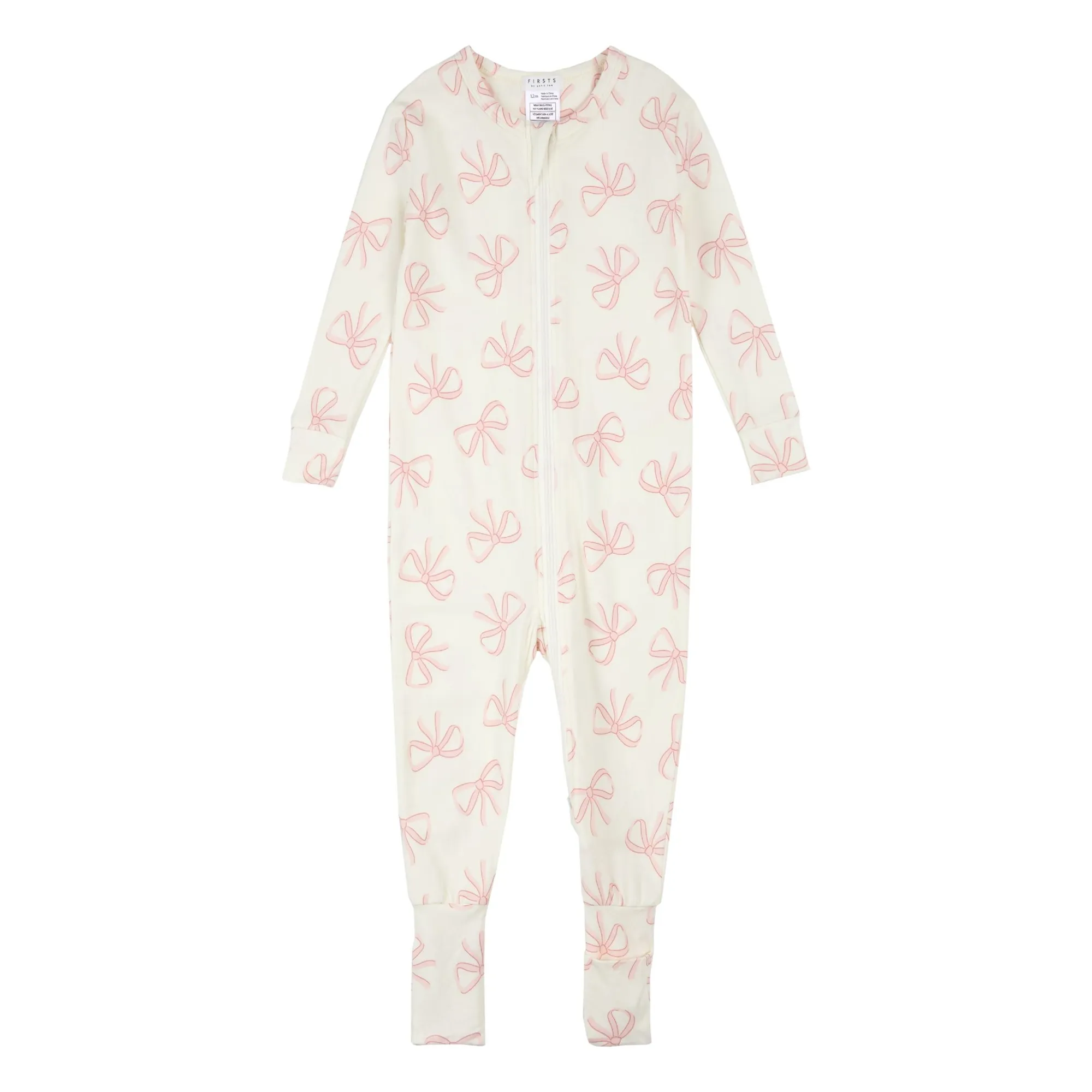 Petit Lem Beige Modal And Organic Cotton Knotted Convertible Pyjamas