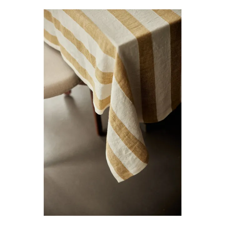 Nappe Bastide en lin | Curry- Image produit n°4