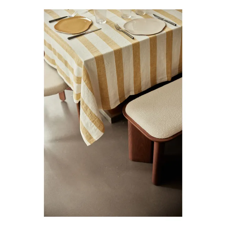 Nappe Bastide en lin | Curry- Image produit n°5