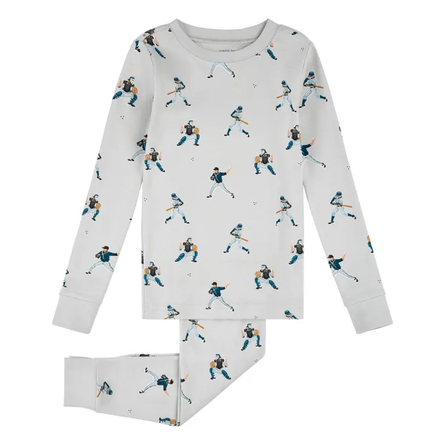 Pyjamas Baseball Organic Cotton | Grey