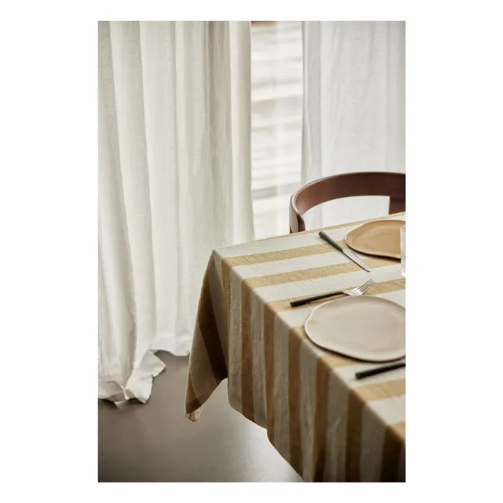 Nappe Bastide en lin | Curry- Image produit n°2