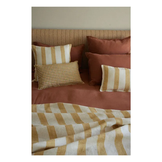 Colcha de lino Bastide | Curry