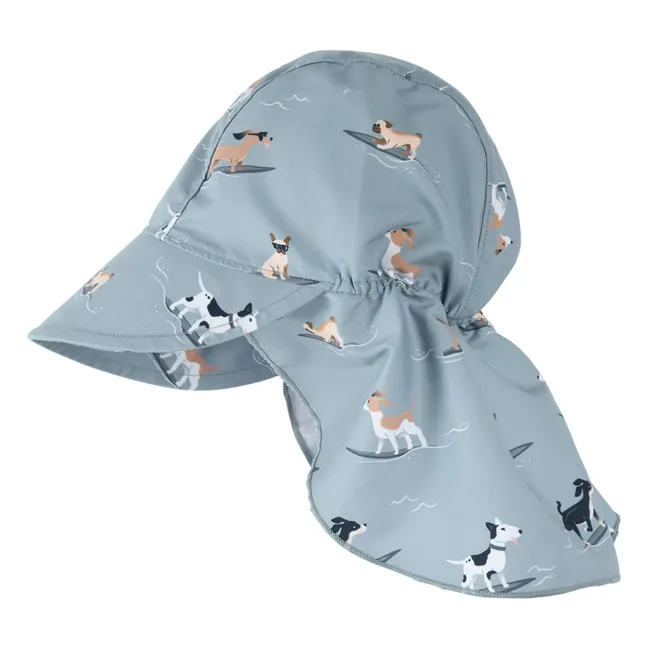 Gorra anti-UV para perros Fibras recicladas | Azul